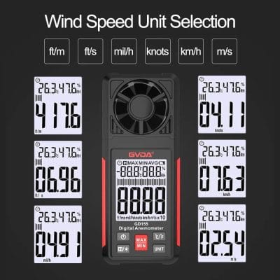 Digital Anemometer Wind Speed Meter