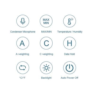 Digital Sound Level Meter Features